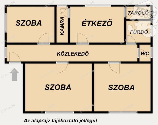 Eladó családi ház, Jászberényben 54.9 M Ft, 3 szobás