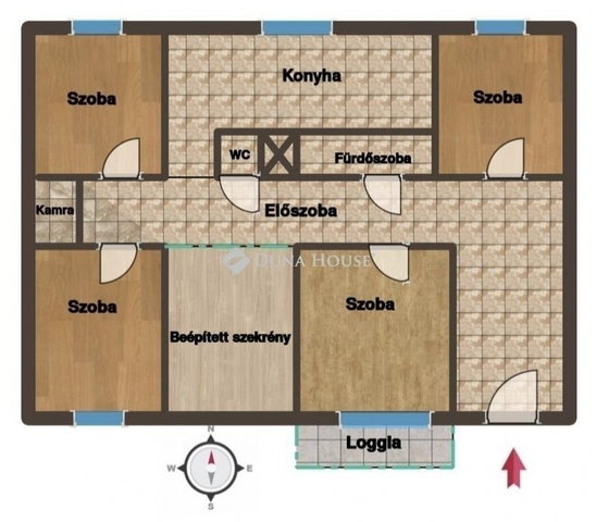 Eladó panellakás, Szombathelyen 49.9 M Ft, 4 szobás