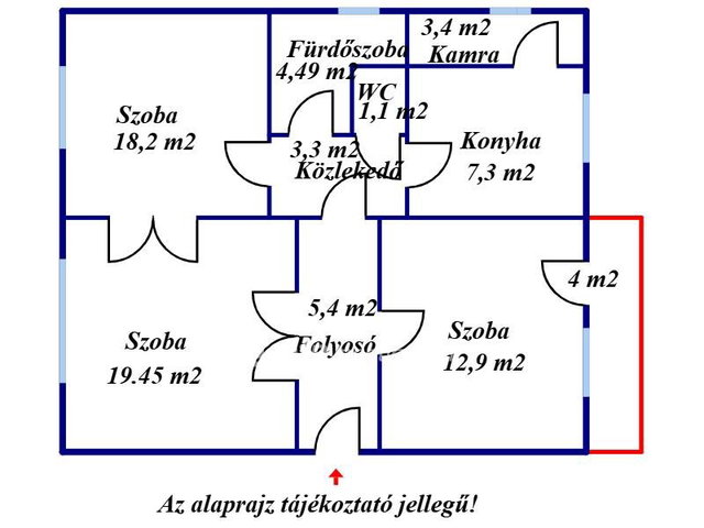 Eladó téglalakás, Bácsalmáson 22.9 M Ft, 3 szobás