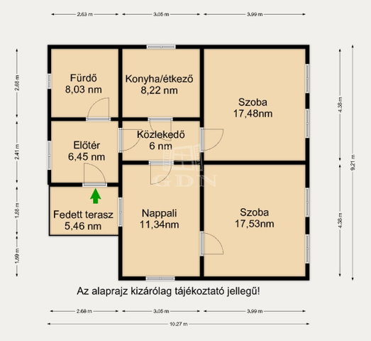 Eladó családi ház, Turán 39.99 M Ft, 2 szobás