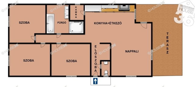 Eladó családi ház, Kecskeméten 92.3 M Ft, 4 szobás