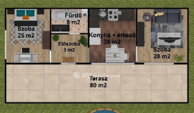 Eladó családi ház, Budapesten, XXI. kerületben 109 M Ft