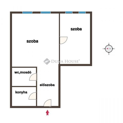 Kiadó iroda, Nyíregyházán 110 E Ft / hó, 2 szobás