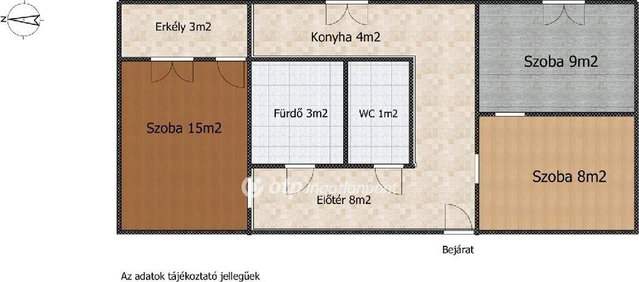 Eladó panellakás, Dunaújvárosban 32 M Ft, 3 szobás