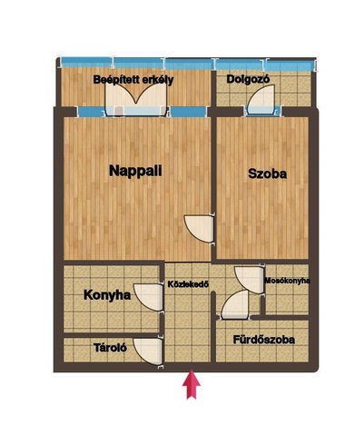 Eladó panellakás, Budapesten, III. kerületben 72 M Ft, 2 szobás