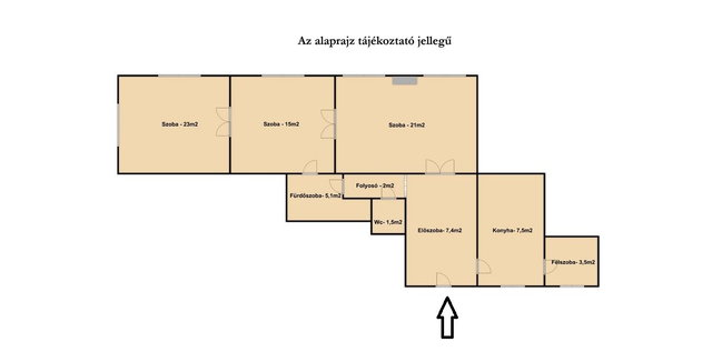 Eladó téglalakás, Budapesten, VI. kerületben 83.9 M Ft, 3 szobás