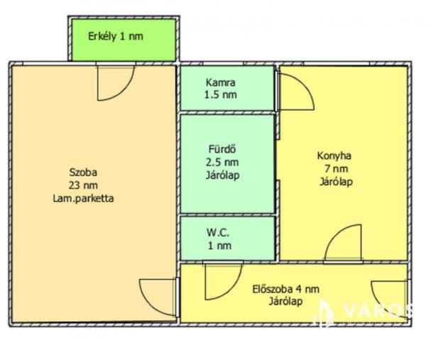 Eladó téglalakás, Salgótarjánban 13.9 M Ft, 1 szobás