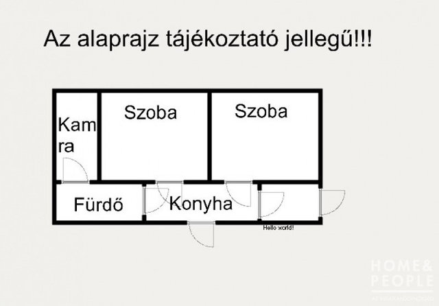 Eladó családi ház, Kiszomboron 11.5 M Ft, 2 szobás