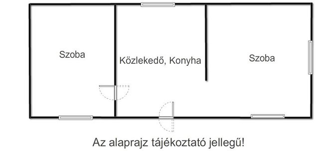 Eladó mezogazdasagi ingatlan, Kiskunmajsán 9.9 M Ft, 2 szobás