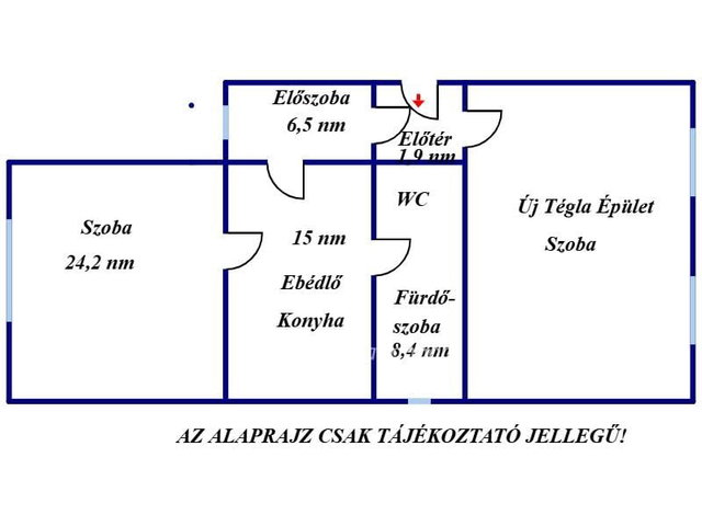 Eladó családi ház, Pétervásárán 15.1 M Ft, 3 szobás