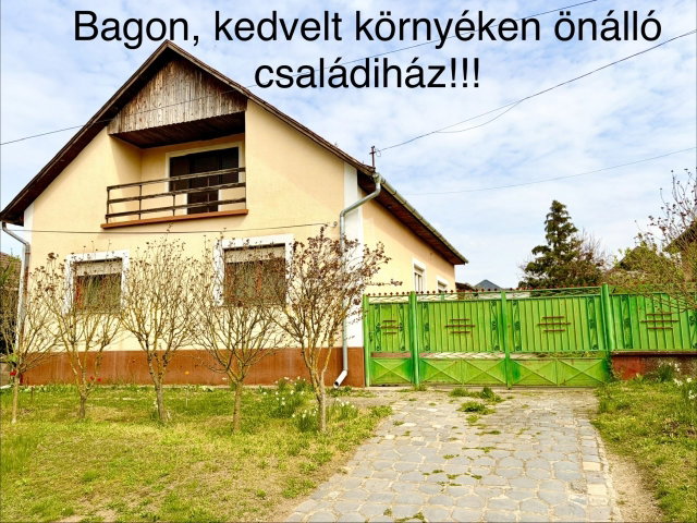 Eladó családi ház, Bagon 59.8 M Ft, 4 szobás
