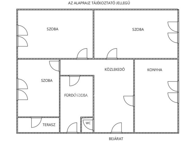 Eladó családi ház, Ecsegen 52 M Ft, 3 szobás