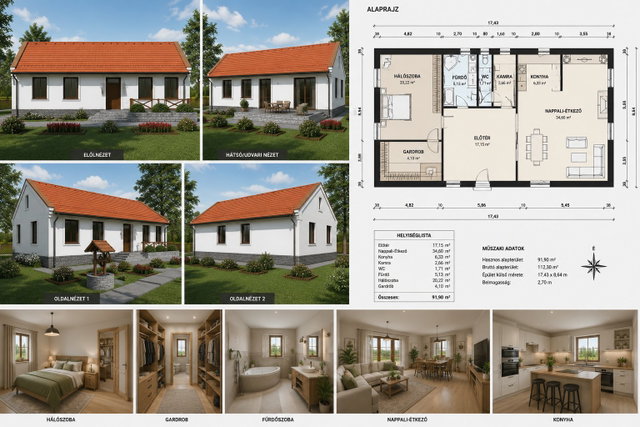 Eladó családi ház, Keléden 4.3 M Ft, 2 szobás