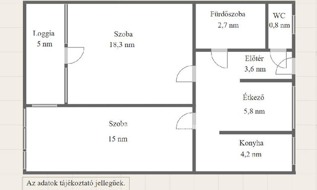 Eladó téglalakás, Dombóváron 25.8 M Ft, 2 szobás