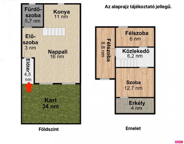 Eladó sorház, Szigethalmon 65.9 M Ft, 2+2 szobás
