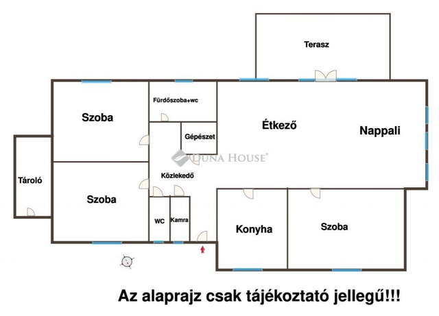 Eladó ikerház, Nagytarcsán 124.9 M Ft, 3 szobás