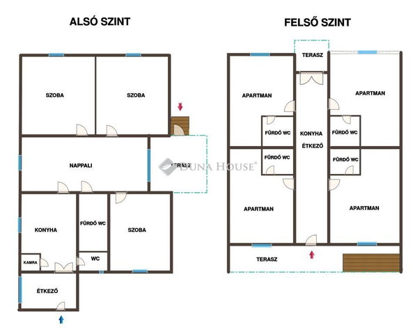 Eladó családi ház, Balatonföldváron 184.9 M Ft, 9 szobás
