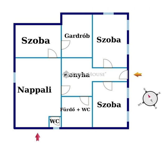 Eladó családi ház, Kiskunfélegyházán 44.5 M Ft, 4 szobás