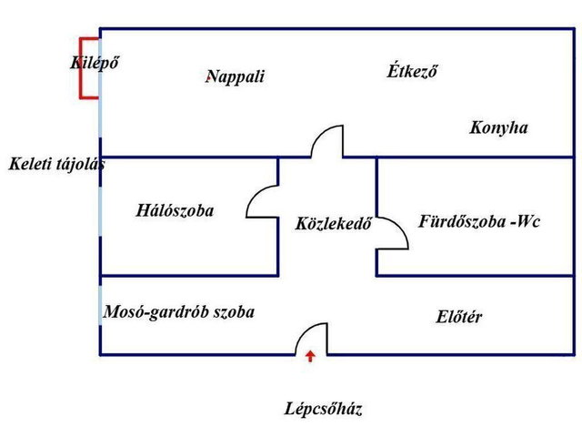 Eladó téglalakás, Nyíregyházán 44 M Ft, 2 szobás