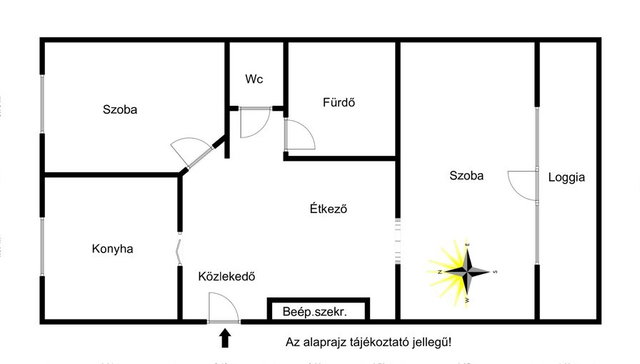 Eladó téglalakás, Nyíregyházán 49.9 M Ft, 1+1 szobás