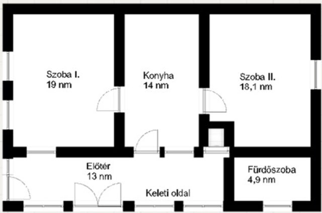 Eladó családi ház, Mezőtúron 10.2 M Ft, 2 szobás