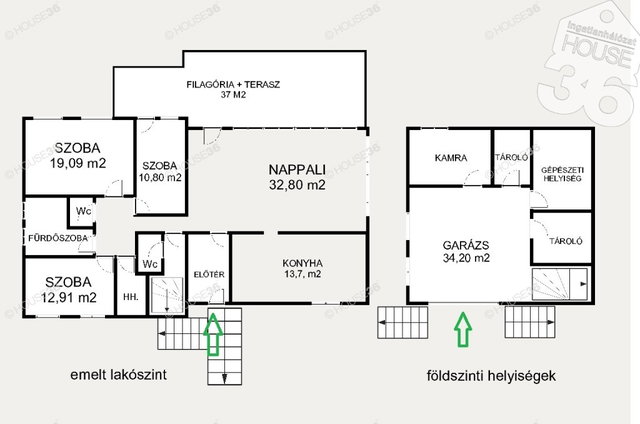 Eladó családi ház, Kecskeméten 189 M Ft, 4 szobás