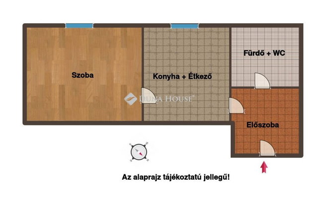 Eladó téglalakás, Budapesten, IX. kerületben 46.5 M Ft, 1 szobás