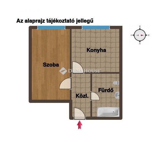 Eladó panellakás, Kalocsán 20.6 M Ft, 1 szobás
