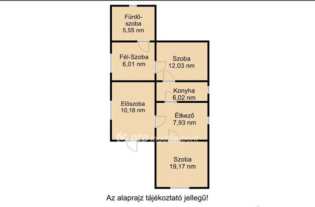 Eladó családi ház, Bocskaikerten 39.9 M Ft, 2+1 szobás