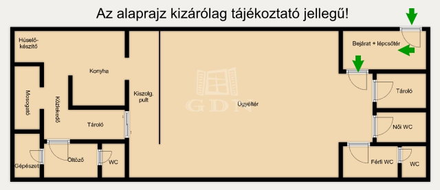 Eladó üzlethelyiség, Budapesten, VI. kerületben 18 M Ft