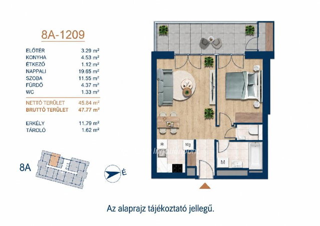 Eladó téglalakás, Budapesten, III. kerületben 104.7 M Ft