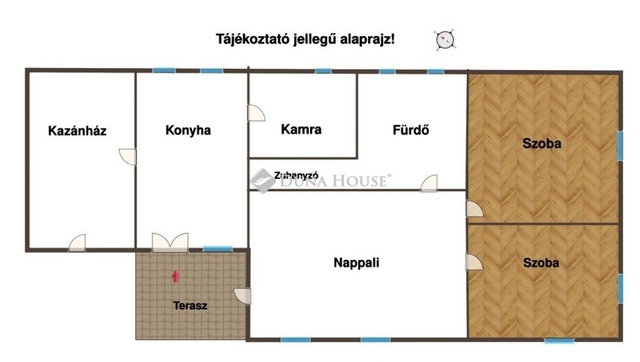 Eladó családi ház, Dánszentmiklóson 45 M Ft, 3 szobás
