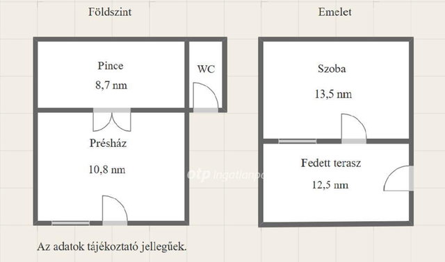 Eladó nyaraló, Sárszentlőrincen 6.5 M Ft, 1 szobás