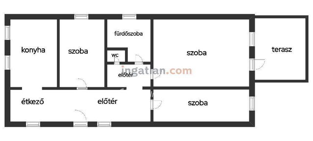 Eladó családi ház, Szolnokon 69 M Ft, 3 szobás
