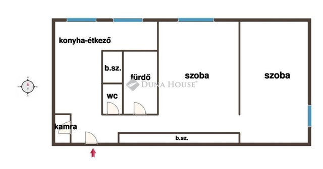 Eladó téglalakás, Zalaegerszegen 33.5 M Ft, 2 szobás