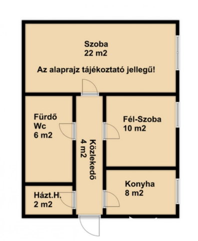 Kiadó téglalakás, albérlet, Szegeden 200 E Ft / hó, 1+1 szobás