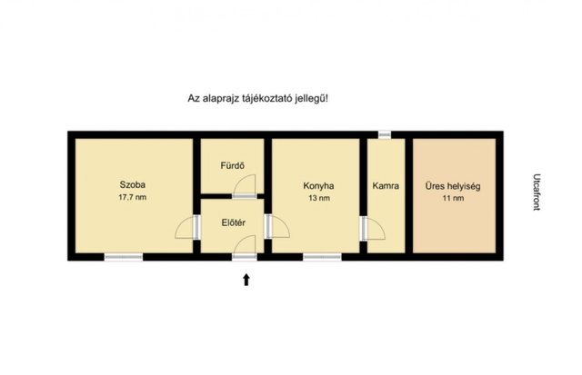 Eladó családi ház, Mezőhegyesen 13.9 M Ft, 1 szobás