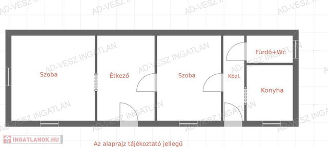 Eladó családi ház, Ócsán 45 M Ft, 2 szobás