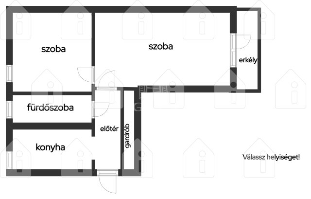 Eladó téglalakás, Nagykanizsán 34.9 M Ft, 2 szobás