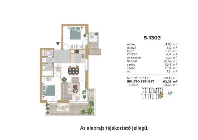 Eladó téglalakás, Budapesten, III. kerületben 129.5 M Ft