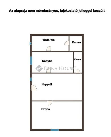 Eladó családi ház, Kurityánon 12.5 M Ft, 2 szobás