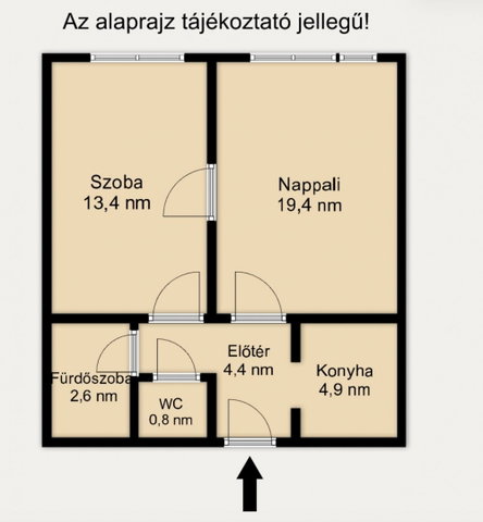 Eladó téglalakás, Budapesten, XX. kerületben 44.9 M Ft, 2 szobás