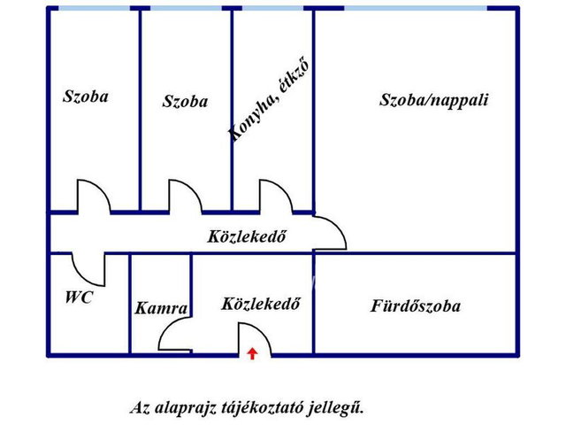 Kiadó téglalakás, albérlet, Nyíregyházán 190 E Ft / hó