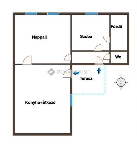 Eladó családi ház, Egyházashetyén 37.3 M Ft, 2 szobás