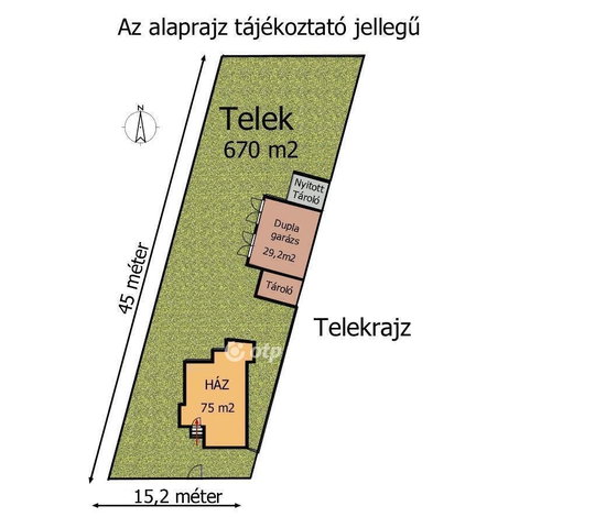 Eladó családi ház, Budapesten, XVII. kerületben 74 M Ft