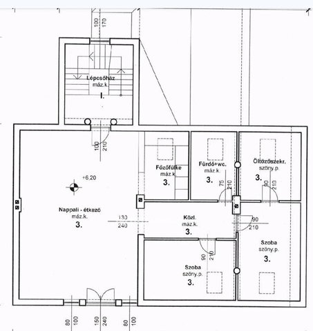 Eladó téglalakás, Encsen 34 M Ft, 2+2 szobás