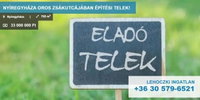 Eladó telek, Nyíregyházán 33 M Ft / költözzbe.hu