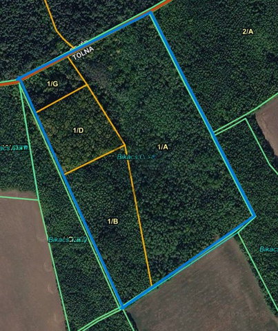 Eladó mezogazdasagi ingatlan, Bikácson 47.5 M Ft