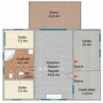 Eladó családi ház, Szigetszentmiklóson 74.9 M Ft, 1+2 szobás
