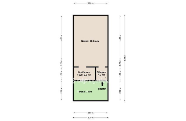 Eladó családi ház, Gyömrőn 16.9 M Ft, 1 szobás